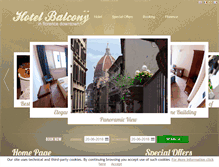 Tablet Screenshot of hotelbalcony.com